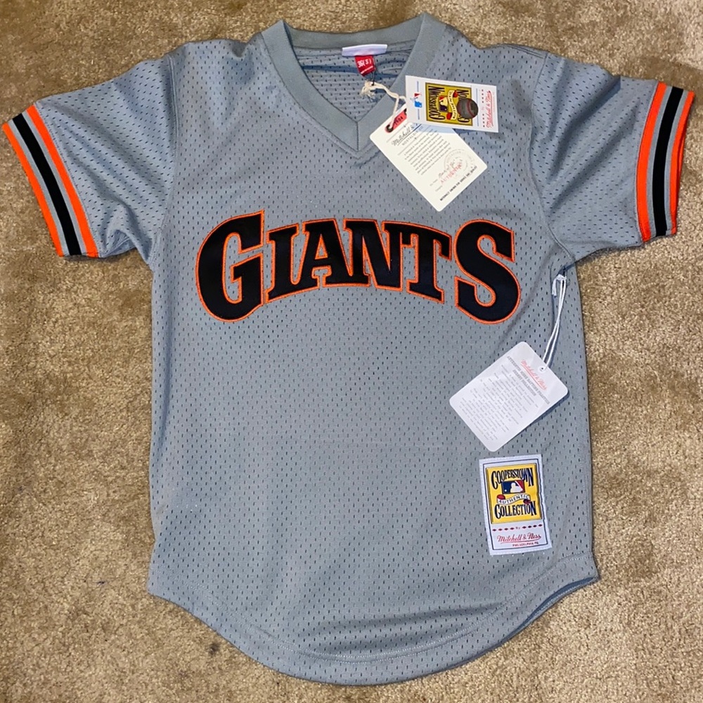 Mitchell and Ness SF Giants Will Clark BP jersey
